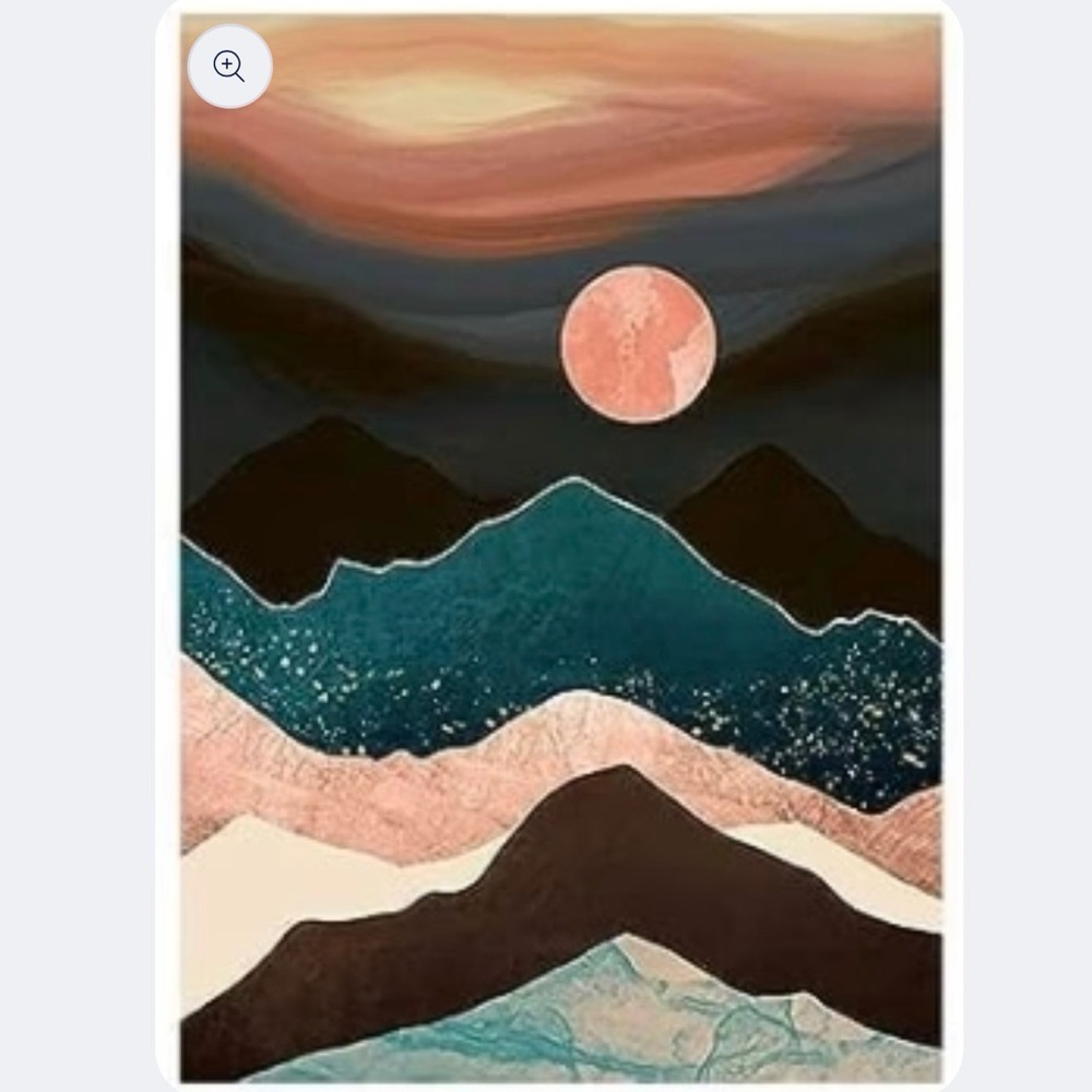 NWT Diamond Painting ZC027 Moonlit Night